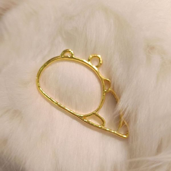 

PandaHall Zinc Alloy Open Back Bezel Pendants, For DIY UV Resin, Epoxy Resin, Pressed Flower Jewelry, Sleeping Bear, Golden, 21x35x2.5mm...