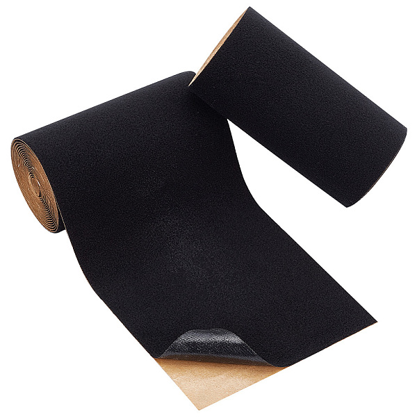 

PandaHall Polyester Fabric, Self-Adhesive Velvet Cloth, for Art & Crafts, Jewelry Box, Black, 200x9.9x0.1cm Polyester Black