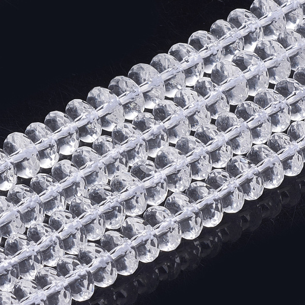 Chapelets De Perles En Cristal De Quartz Synthétique