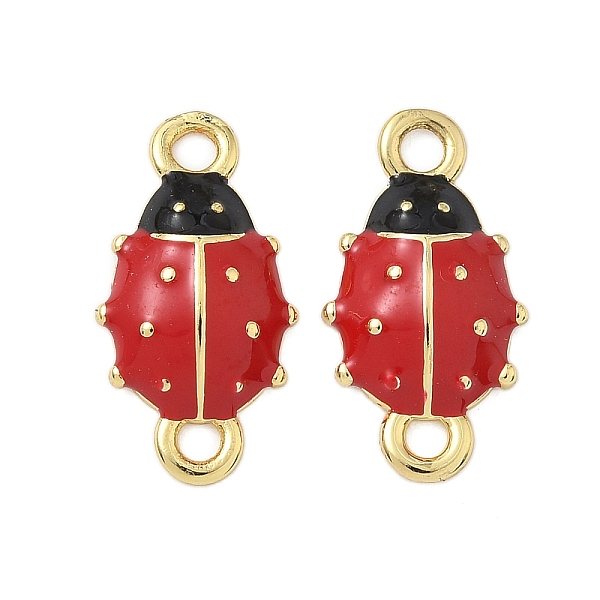 Brass Enamel Connector Charms
