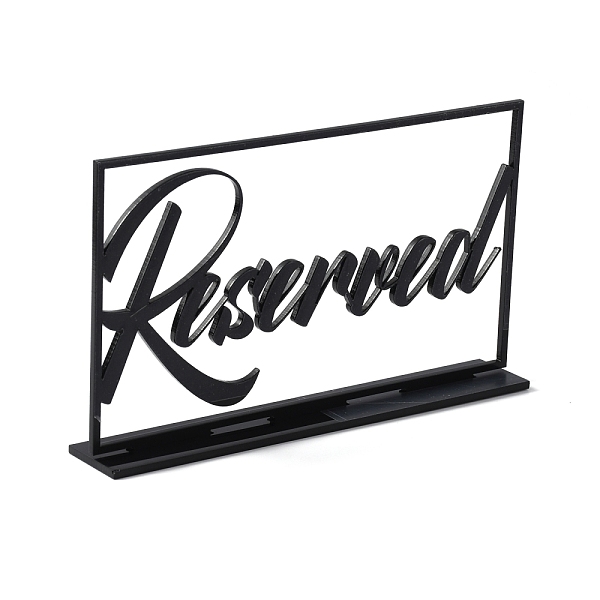 Acrylic Reserved Table Signs