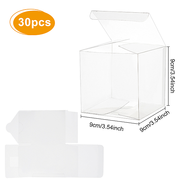 Emballage En Plastique Transparent De Cadeau De Boîte De PVC