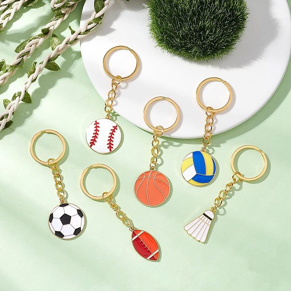 Alloy Enamel Keychain