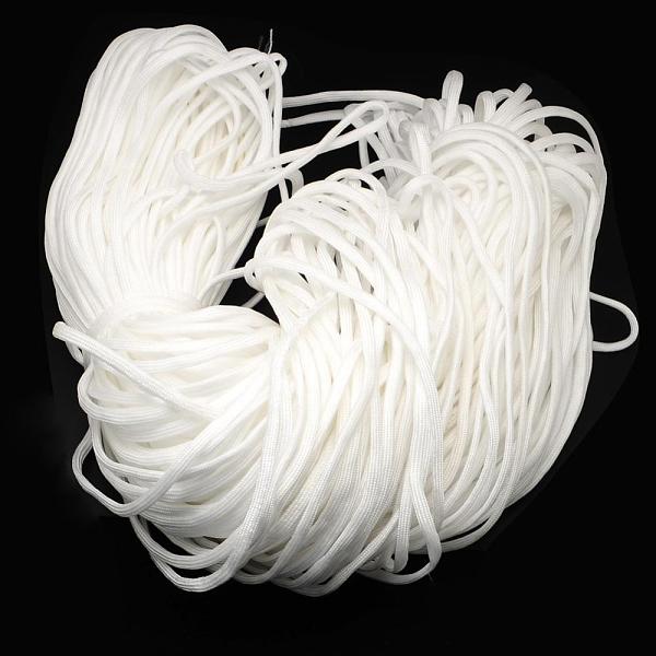 

PandaHall 7 Inner Cores Polyester & Spandex Cord Ropes, Solid Color, for Rope Bracelets Making, White, 4~5mm, about 109.36 yards...