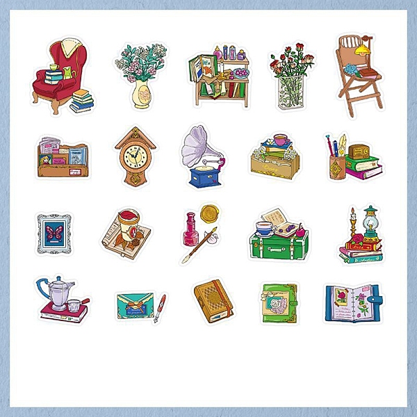 40Pcs 20 Styles Pap… - image