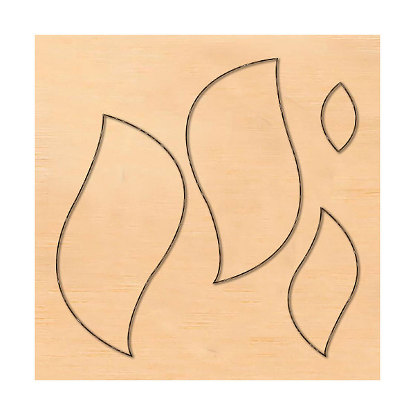 

PandaHall Wood Cutting Dies, with Steel, for DIY Scrapbooking/Photo Album, Decorative Embossing DIY Paper Card, Leaf, 100x100mm Wood