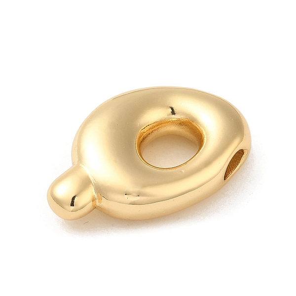 

PandaHall Brass Pendant, Real 18K Gold Plated, Letter Q, 24.5x16.5x5mm, Hole: 3.6x2mm Brass Letter Q
