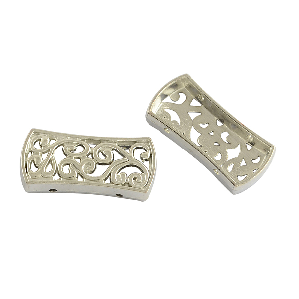 

PandaHall Tibetan Style Alloy Hollow Multi-Strand Links, Rectangle, Cadmium Free & Lead Free, Antique Silver, 25x12x4mm, Hole: 1mm Alloy...