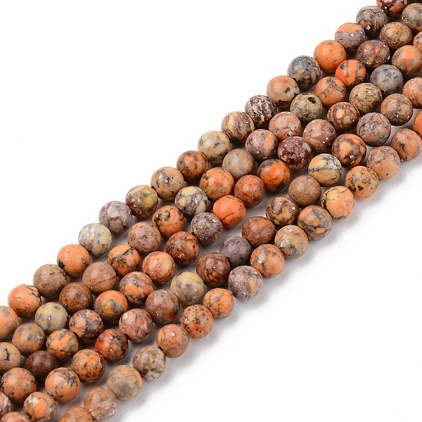

PandaHall Natural American Turquoise Beads Strands, Dyed & Heated, Round, Dark Orange, 4mm, Hole: 0.8mm, about 84~88pcs/strand, 15 inch...