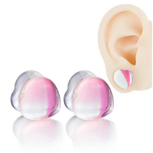 Glass Ear Gauges Flesh Tunnels Plugs