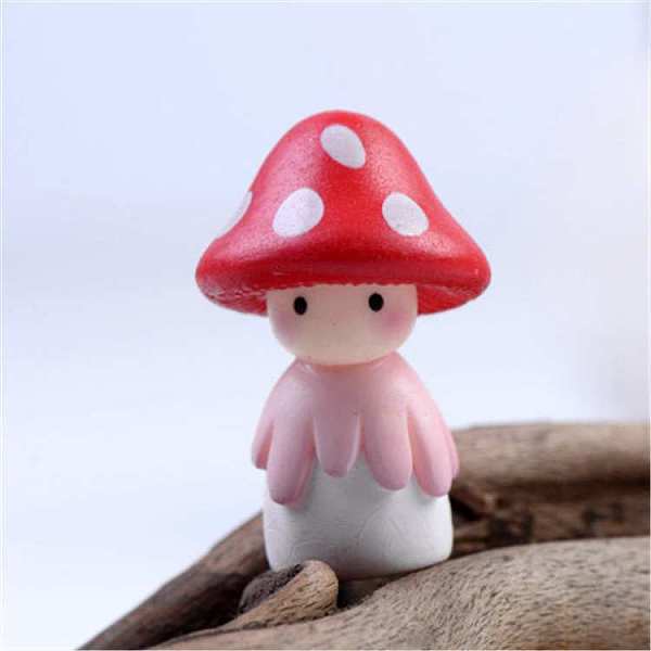 

PandaHall Miniature Mushromm Resin Ornaments, Micro Landscape Home Dollhouse Accessories, FireBrick, 35x12mm Resin Mushroom Red