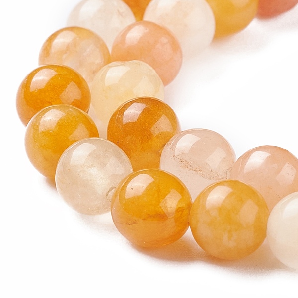 Natural Topaz Jade Bead Strands