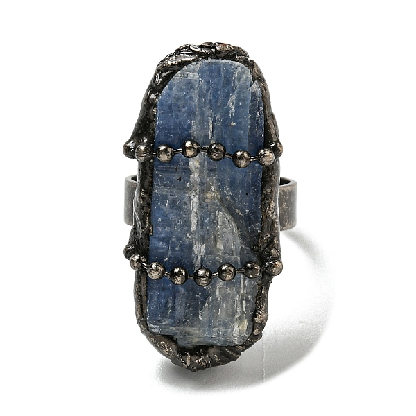 Natural Kyanite Adjustable Rings