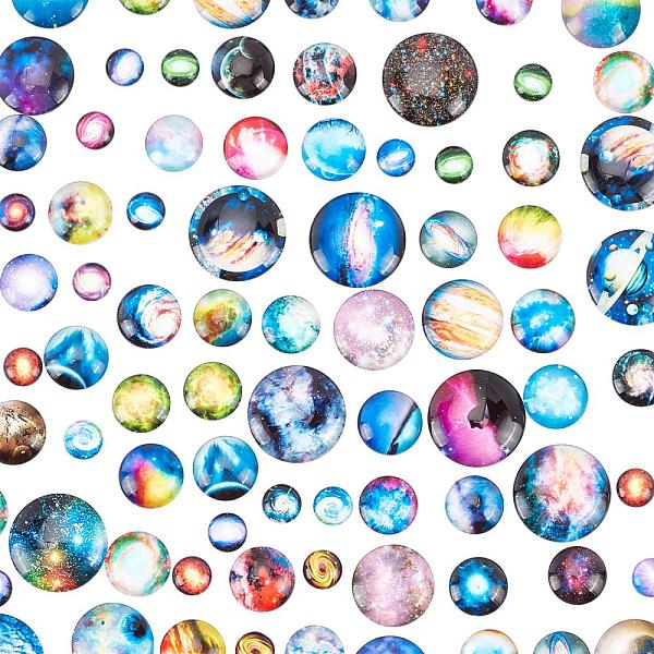 80Pcs Glass Cabocho… - image