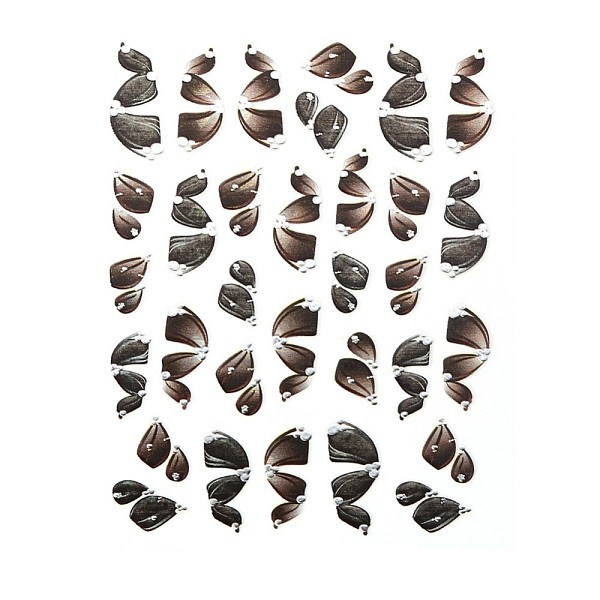 

PandaHall Shining Laser Ribbon Nail Decals Stickers, Self-Adhesive Nail Design Art, for Nail Toenails Tips Decorations, Silver, 10.3x8cm...
