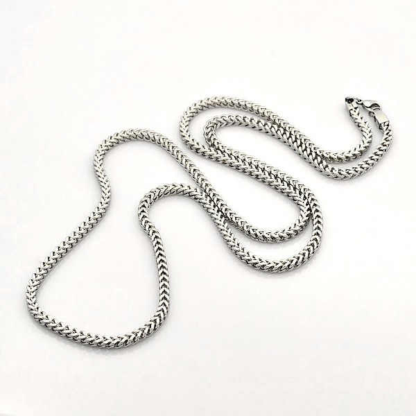 

PandaHall Boy's 304 Stainless Steel Long Wheat Chain Necklaces, with Lobster Claw Clasps, Faceted, Stainless Steel Color, 35.43 inch(90cm)...