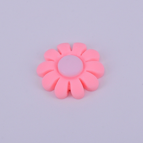 

PandaHall Opaque Frosted Resin Cabochon, Flower, Pink, 19.5x5.5mm Resin Flower Pink