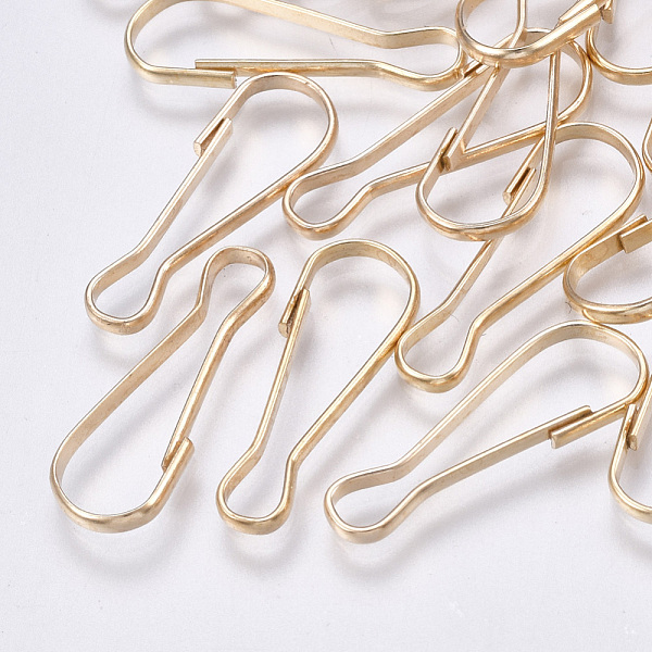 

PandaHall Iron Keychain Clasp Findings, Nickel Free, Light Gold, 23.5x8x1.5mm Iron Others