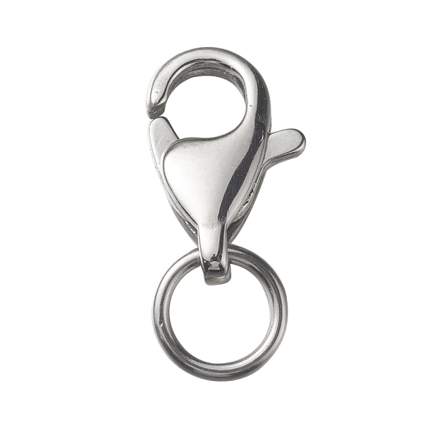 

PandaHall 304 Stainless Steel Lobster Claw, Stainless Steel Color, 15.5mm, 11x6.5x3.5mm 304 Stainless Steel Others