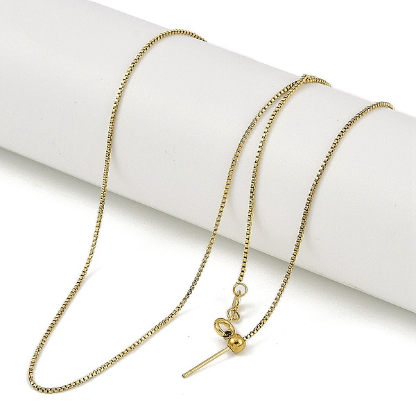 Ion Plating(IP) 304 Stainless Steel Box Chains Necklaces