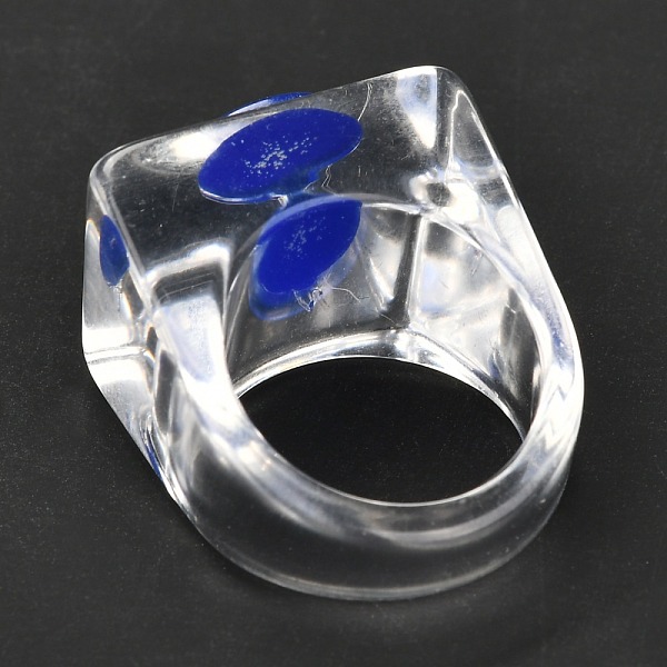 Transparent Acrylic Finger Rings