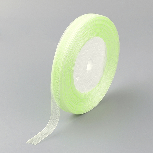 

PandaHall Organza Ribbon, Pale Green, 3/8 inch(10mm), 50yards/roll(45.72m/roll), 10rolls/group, 500yards/group(457.2m/group) Polyester None...