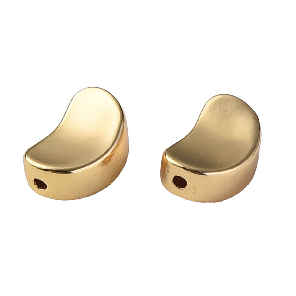 

PandaHall Brass Beads, Nickel Free, Red Bean, Real 18K Gold Plated, 8.5x5x4mm, Hole: 0.9mm Brass Others