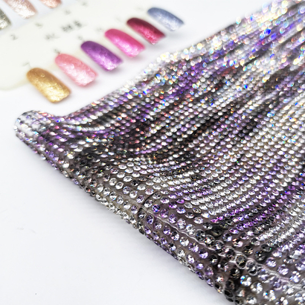 

PandaHall Resin Rhinestone Table Mat Pad Manicure Tools, Rectangle, Tanzanite, 40x24x0.15cm Resin Purple