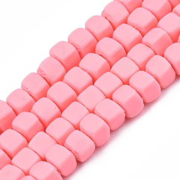 

PandaHall Handmade Polymer Clay Beads Strands, Cube, Pink, 5x5x5mm, Hole: 1.8mm, about 86~88pcs/strand, 15.35 inch~16.34 inch(39~41.5cm)...