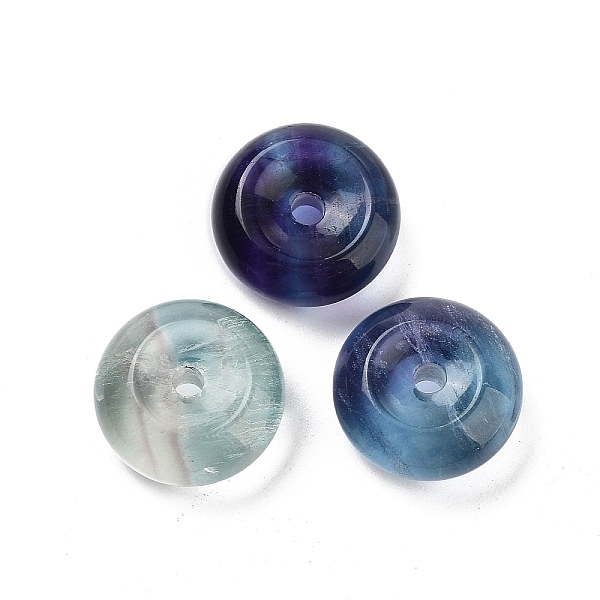 

PandaHall Natural Fluorite Beads, Rondelle, 15x7mm, Hole: 2mm Fluorite Rondelle