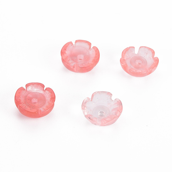 

PandaHall Cherry Quartz Glass Beads, Flower, 10x10x4mm, Hole: 1.5mm Cherry Quartz Glass Flower