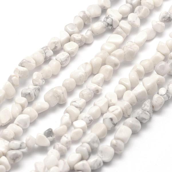 Natural Howlite Bea… - image