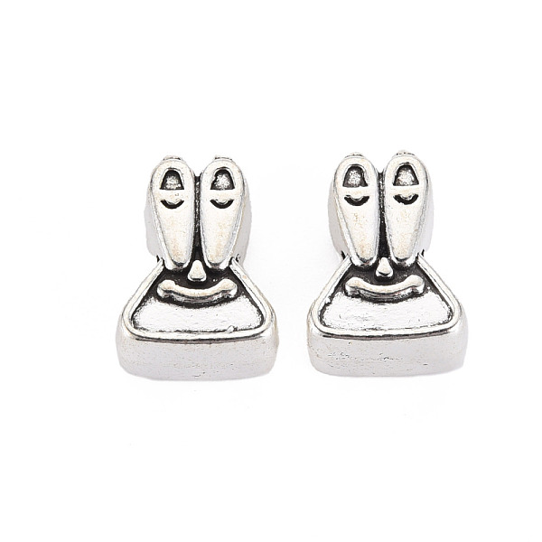 

PandaHall Alloy European Beads, Large Hole Beads, Cadmium Free & Lead Free, Rabbit, Antique Silver, 15x11x7.5mm, Hole: 4mm Alloy Rabbit