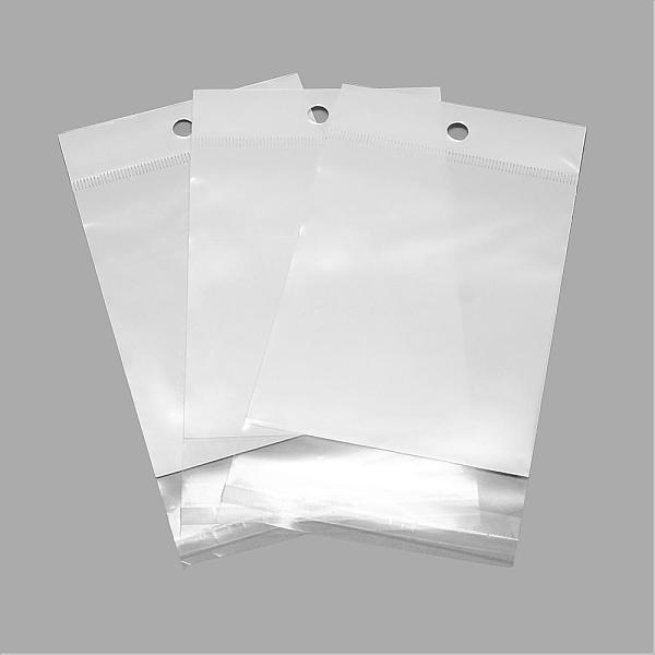 

PandaHall Pearl Film OPP Cellophane Bags, Self-Adhesive Sealing, with Hang Hole, Rectangle, Clear, 15.5x10cm OPP Cellophane Clear