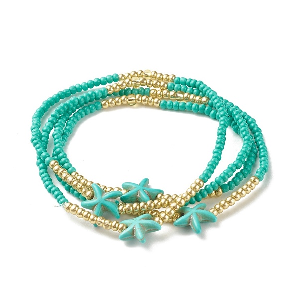 Summer Jewelry Starfish Waist Bead
