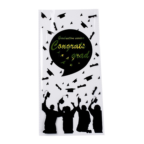 

PandaHall OPP Plastic Storage Bags, Graduation Theme, for Candy, Cookies, Gift Packaging, Black, Rectangle, Graduation Theme Pattern...