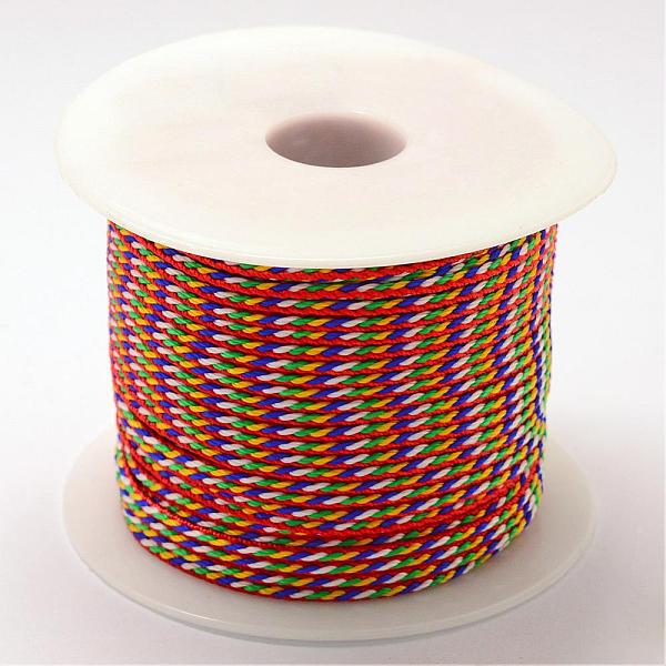 

PandaHall Nylon Thread, Colorful, 2.0mm, about 47.02 yards(43m)/roll Nylon