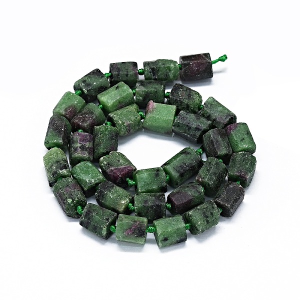 

PandaHall Natural Ruby in Zoisite Beads Strands, Frosted, Nuggets, 8~12x8~9mm, Hole: 1mm, about 30~35pcs/strand, 16.73''(42.5cm) Ruby in...