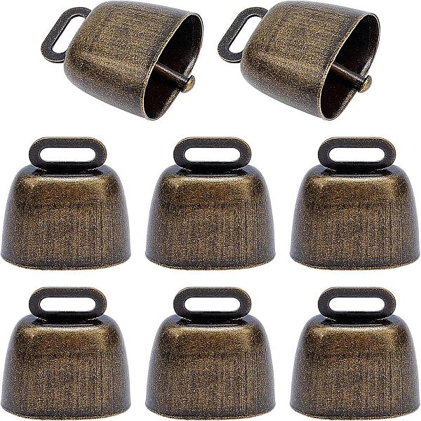 Retro Iron Bell Pendants