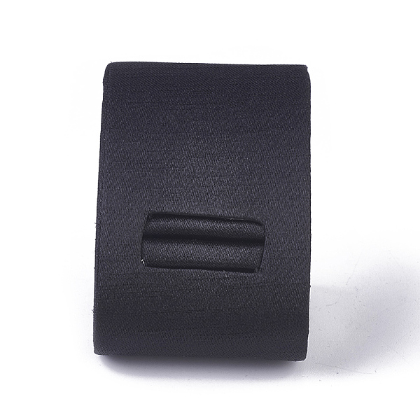 

PandaHall Gypsum Ring Displays, with Cloth, Black, 49x52x53mm Cloth Black