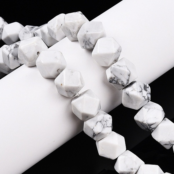 Natural Howlite Bea… - image