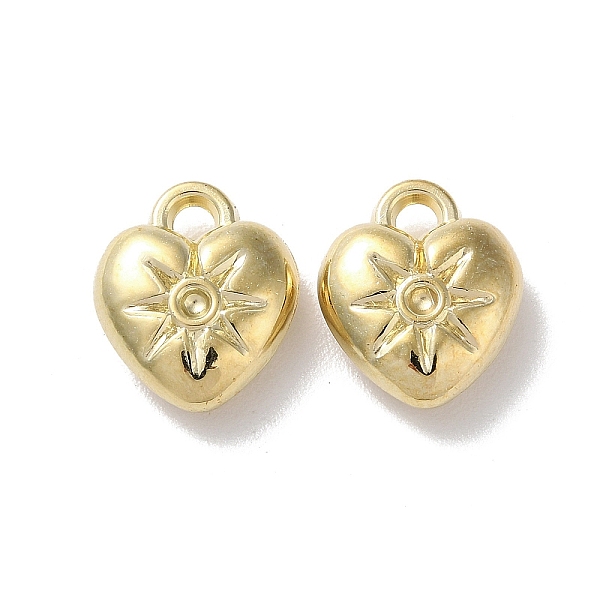 

PandaHall CCB Plastic Pendants Rhinestone Setting, Heart, Golden, 13x11x5mm, Hole: 1.8mm, Fit for 1.5mm Rhinestone Plastic Heart