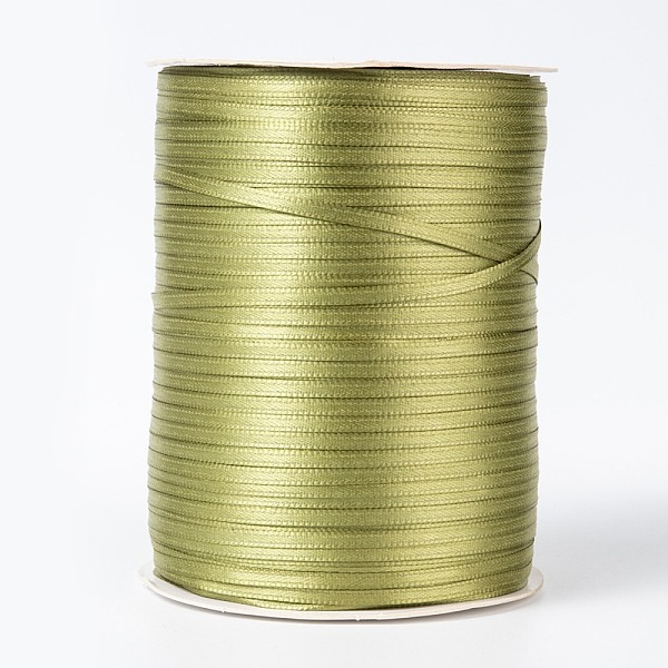 

PandaHall Double Face Satin Ribbon, Polyester Ribbon, Yellow Green, 1/8 inch(3mm) wide, about 880yards/roll(804.672m/roll) Polyester None...
