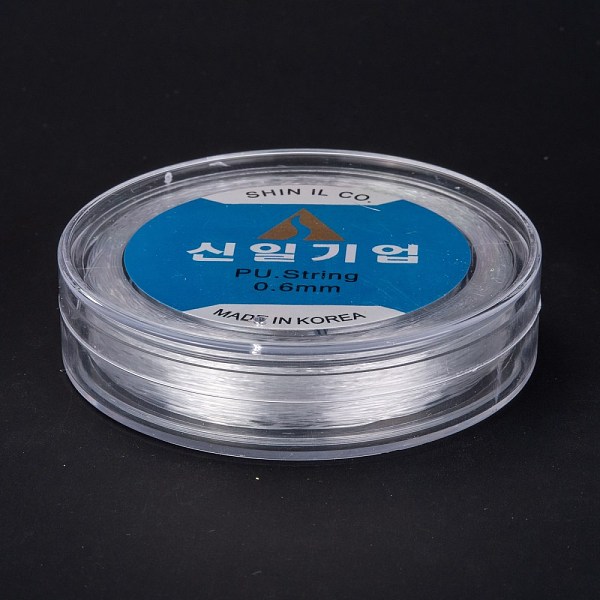 

PandaHall Korean Round Crystal Elastic Stretch Thread, for Bracelets Gemstone Jewelry Making Beading Craft, Clear, 0.6mm, about 76.55~87.48...