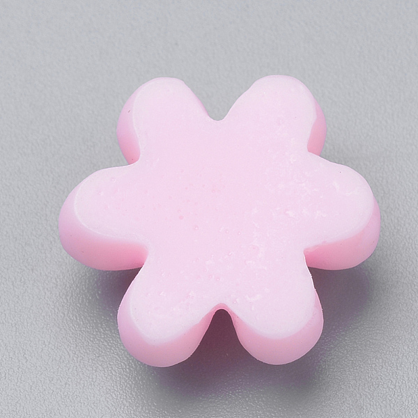 

PandaHall Resin Cabochons, Flower, Pink, 16x6mm Resin Flower Pink