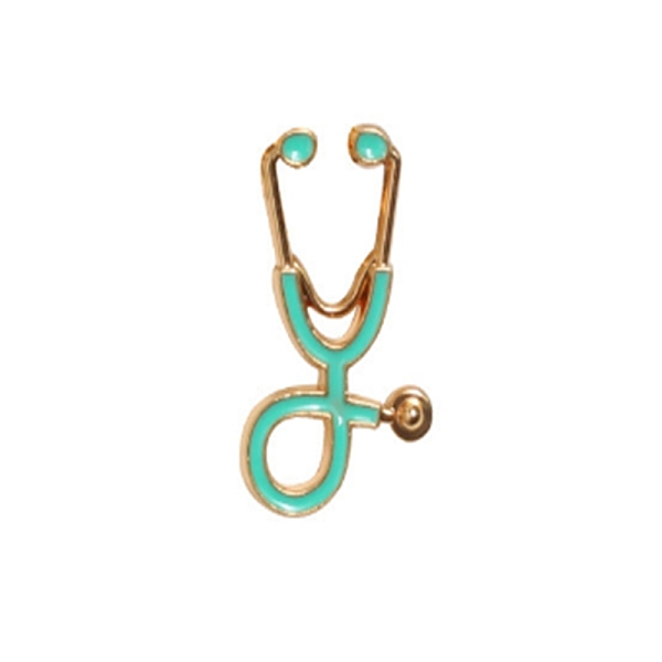 

PandaHall Medical Echometer Enamel Pin, Gold Plated Alloy Creative Badge for Backpack Clothes, Golden, 26x14.5x2mm, pin 1.2mm Alloy+Enamel..., Blue