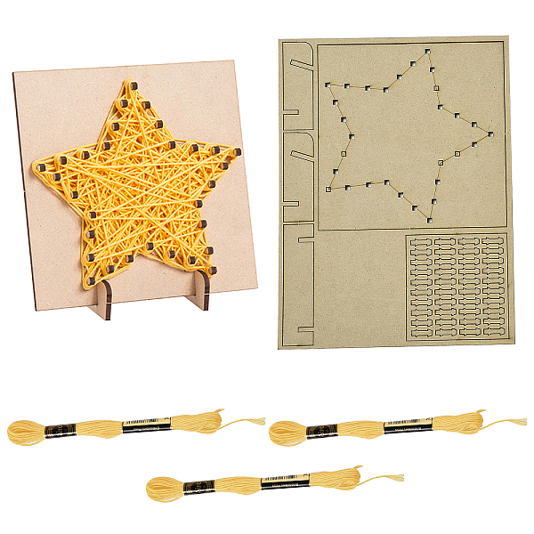 Gorgecraft 1 Set DIY String Art Kit Basteln Für Kinder