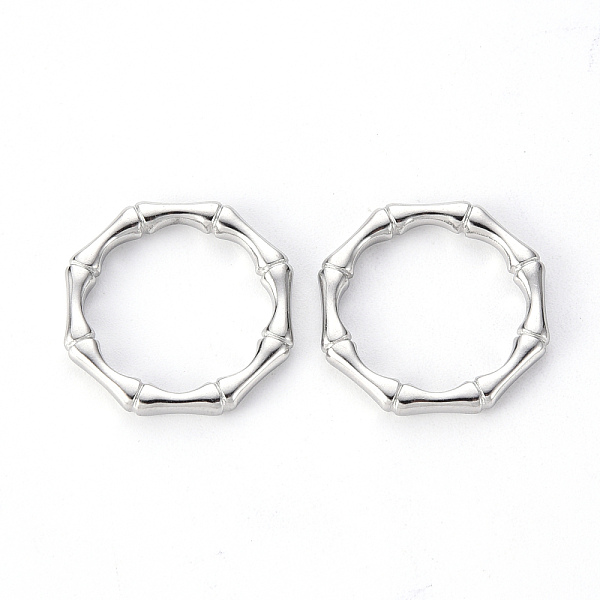 

PandaHall 304 Stainless Steel Linking Rings, Octagon Ring, Stainless Steel Color, 20.5x19.5x2.5mm, Inner Diameter: 15mm 304 Stainless Steel...