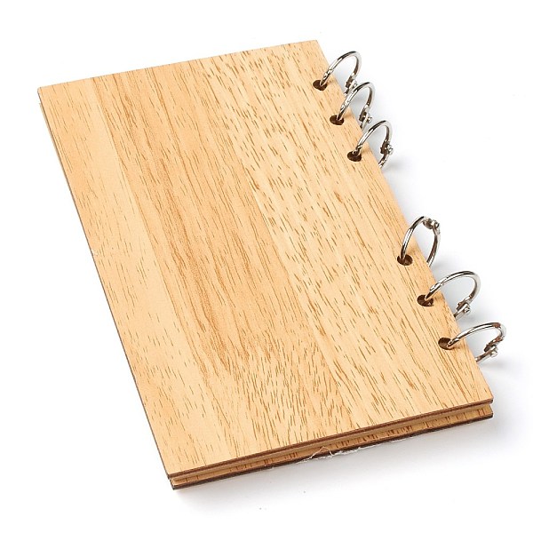 

PandaHall Wooden Wedding Guestbooks Notepad, for Wedding Decoration, Heart with Word Mr & Mrs, BurlyWood, 176x106x11.5mm Wood Rectangle..., Orange