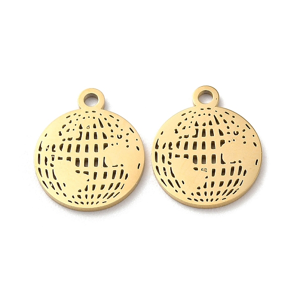 

PandaHall Ion Plating(IP) 304 Stainless Steel Charms, Manual Polishing, Map, Golden, 14.5x12x1mm, Hole: 1.6mm 304 Stainless Steel Map